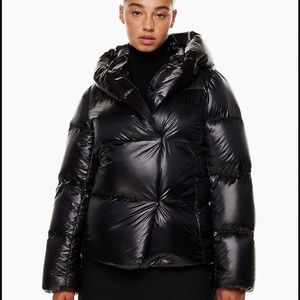 ARITZIA Babaton Duvet Puffer Short (Black) Super Puff Coat